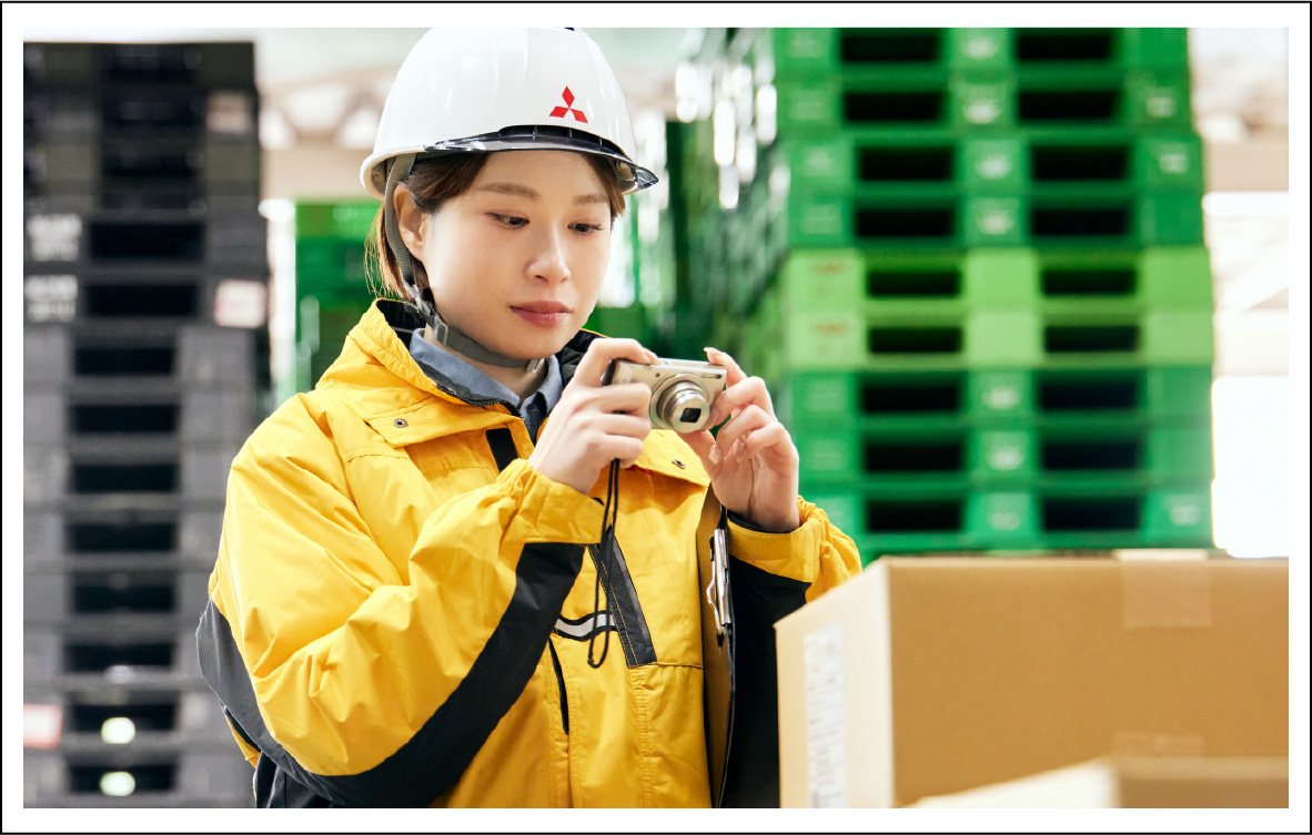 入庫貨物のチェック、入庫処理